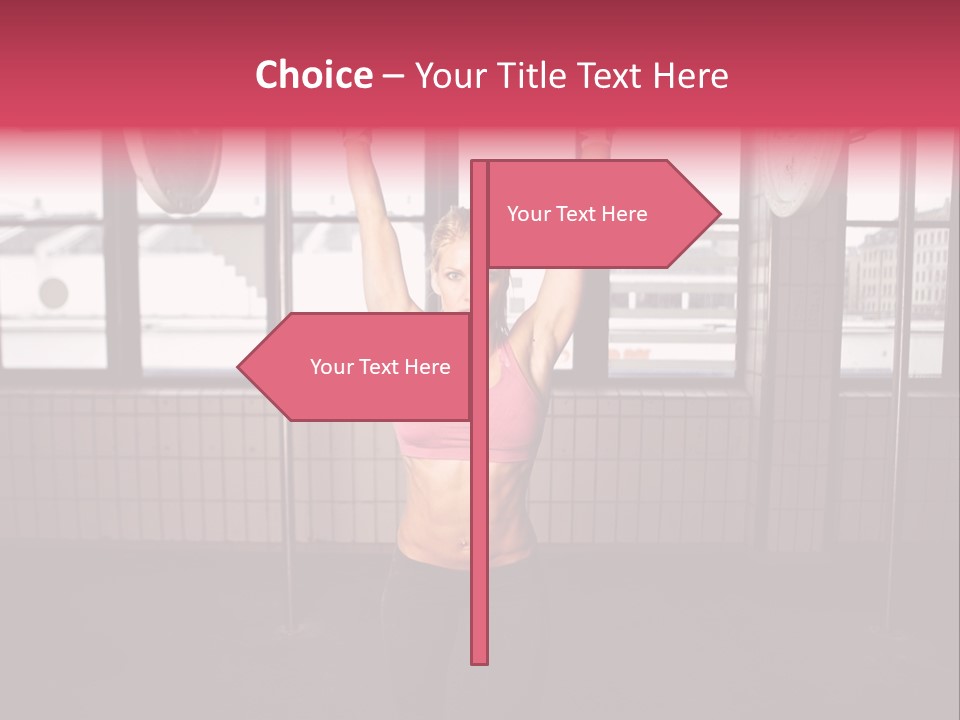 Athletic Muscle Focus PowerPoint Template