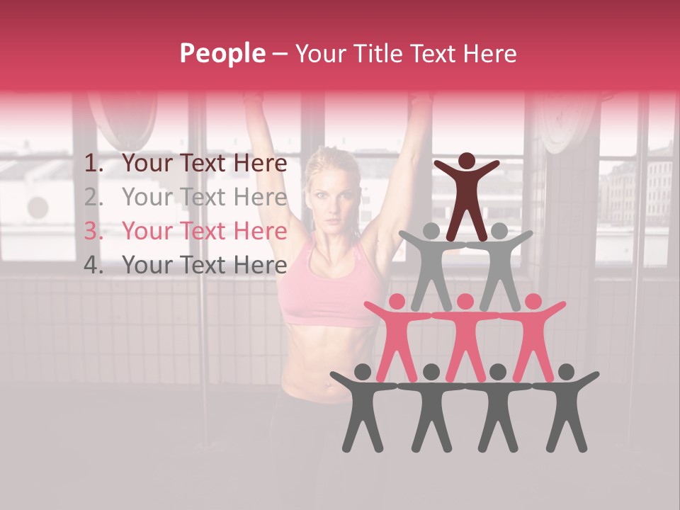 Athletic Muscle Focus PowerPoint Template