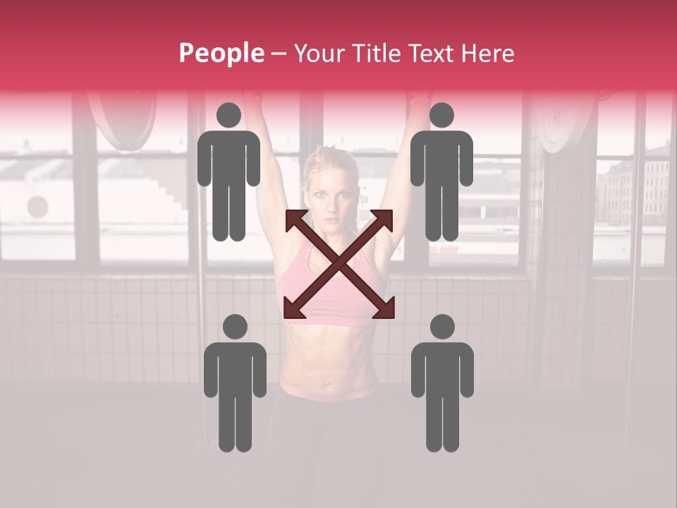 Athletic Muscle Focus PowerPoint Template