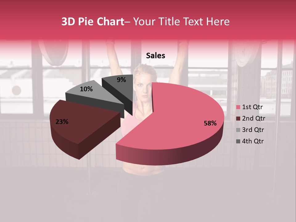 Athletic Muscle Focus PowerPoint Template