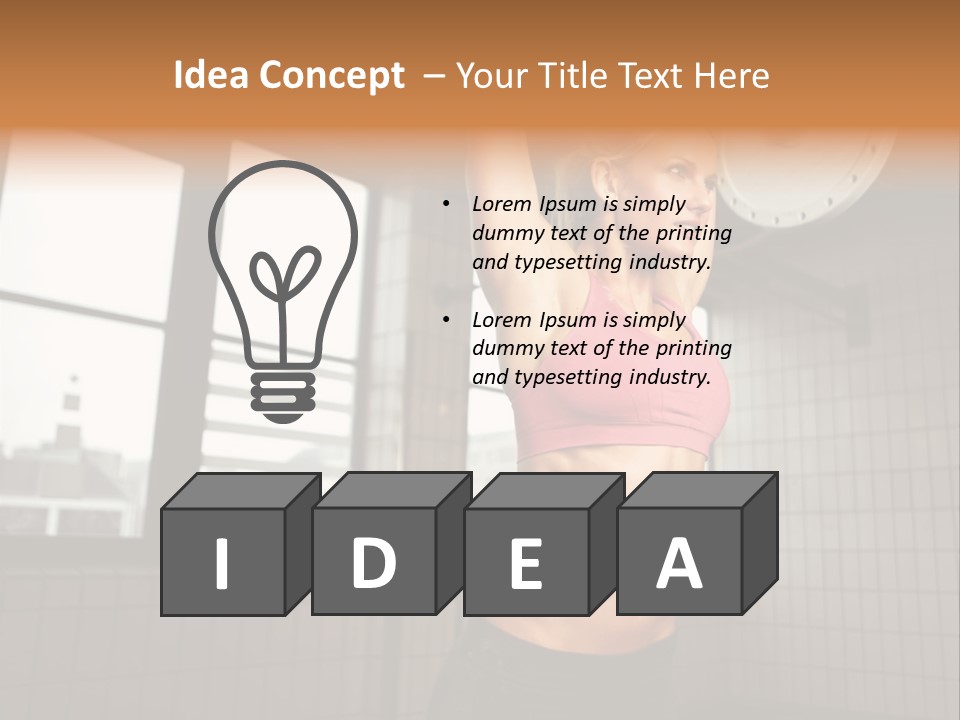 Body Muscle Fit PowerPoint Template