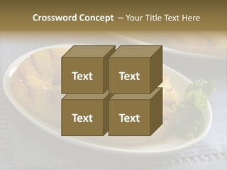 Dessert Food Sample Hawaiian PowerPoint Template