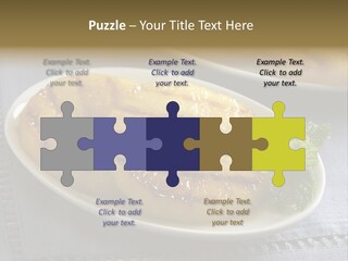 Dessert Food Sample Hawaiian PowerPoint Template