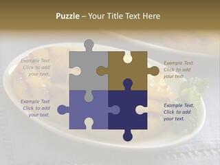 Dessert Food Sample Hawaiian PowerPoint Template