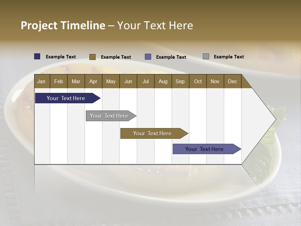 Dessert Food Sample Hawaiian PowerPoint Template