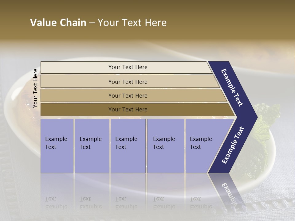 Dessert Food Sample Hawaiian PowerPoint Template
