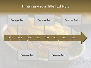 Dessert Food Sample Hawaiian PowerPoint Template