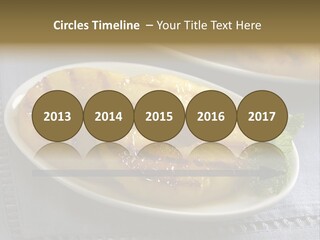 Dessert Food Sample Hawaiian PowerPoint Template