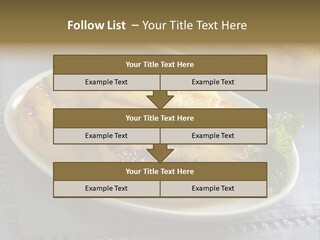 Dessert Food Sample Hawaiian PowerPoint Template