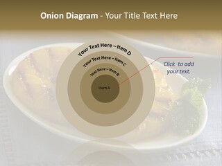 Dessert Food Sample Hawaiian PowerPoint Template