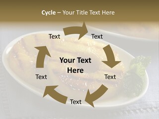 Dessert Food Sample Hawaiian PowerPoint Template