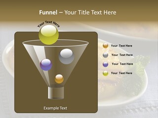 Dessert Food Sample Hawaiian PowerPoint Template