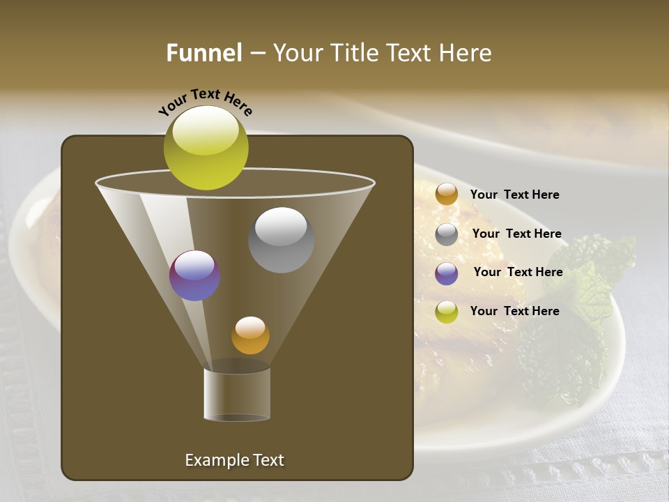 Dessert Food Sample Hawaiian PowerPoint Template