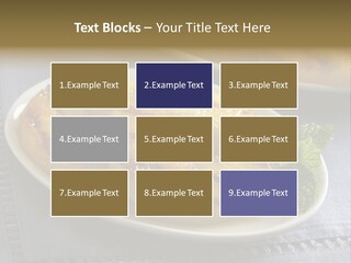 Dessert Food Sample Hawaiian PowerPoint Template