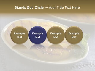 Dessert Food Sample Hawaiian PowerPoint Template