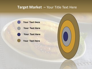 Dessert Food Sample Hawaiian PowerPoint Template