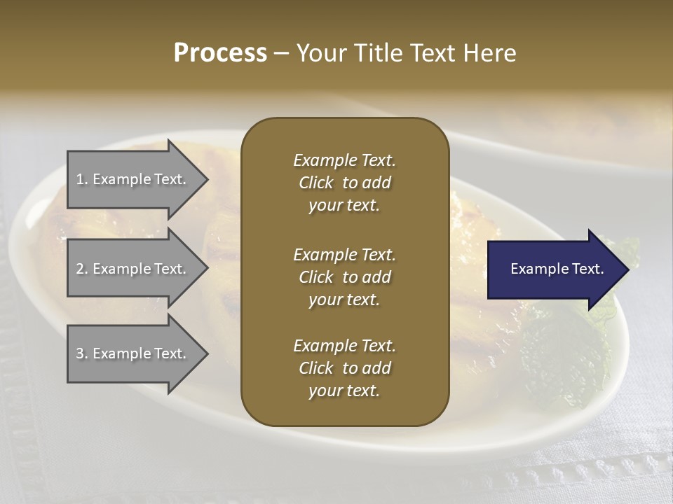 Dessert Food Sample Hawaiian PowerPoint Template