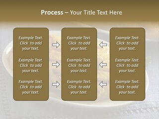 Dessert Food Sample Hawaiian PowerPoint Template