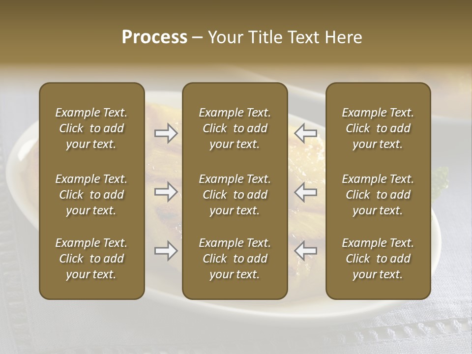 Dessert Food Sample Hawaiian PowerPoint Template