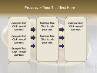Dessert Food Sample Hawaiian PowerPoint Template