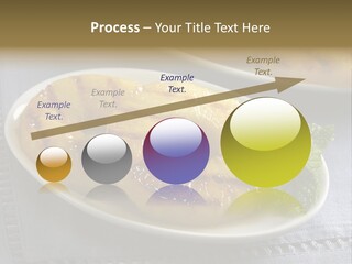 Dessert Food Sample Hawaiian PowerPoint Template