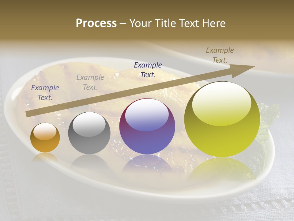 Dessert Food Sample Hawaiian PowerPoint Template