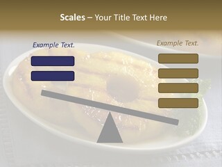 Dessert Food Sample Hawaiian PowerPoint Template