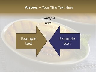 Dessert Food Sample Hawaiian PowerPoint Template