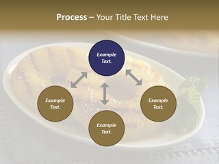 Dessert Food Sample Hawaiian PowerPoint Template