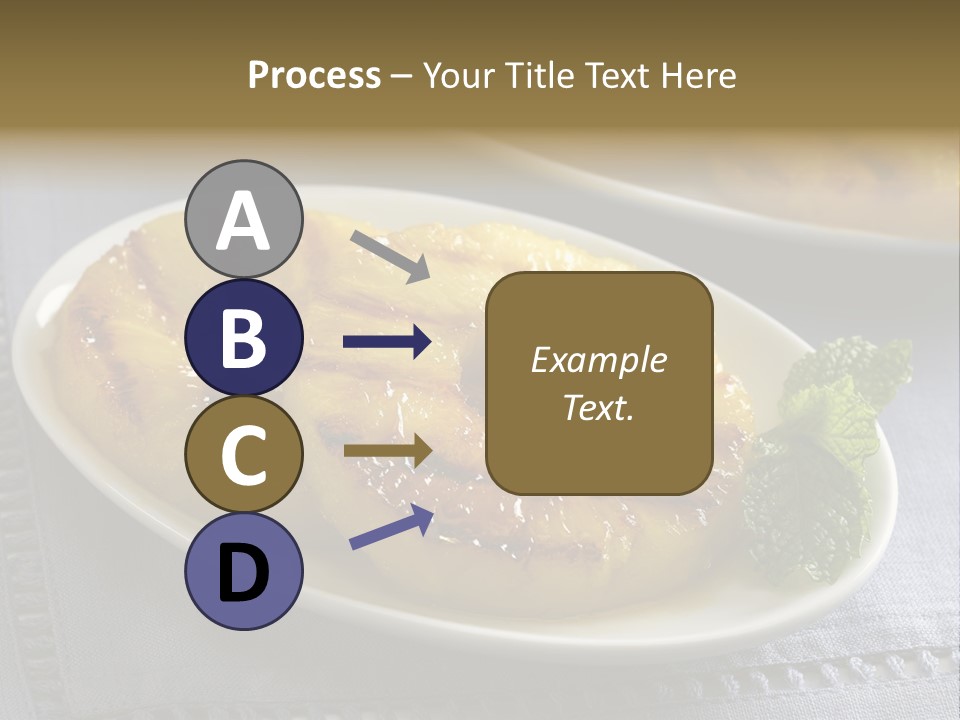 Dessert Food Sample Hawaiian PowerPoint Template