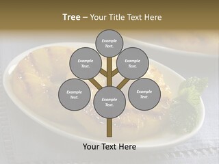 Dessert Food Sample Hawaiian PowerPoint Template