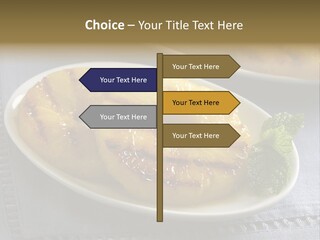 Dessert Food Sample Hawaiian PowerPoint Template