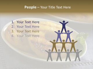 Dessert Food Sample Hawaiian PowerPoint Template