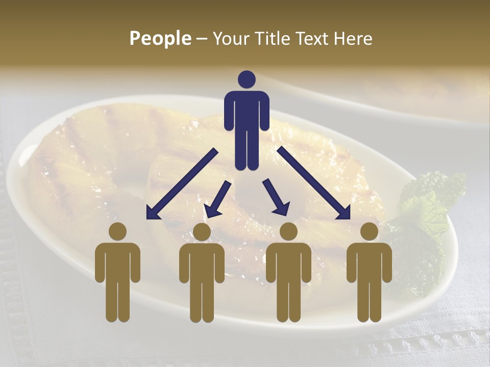 Dessert Food Sample Hawaiian PowerPoint Template