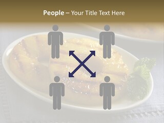 Dessert Food Sample Hawaiian PowerPoint Template