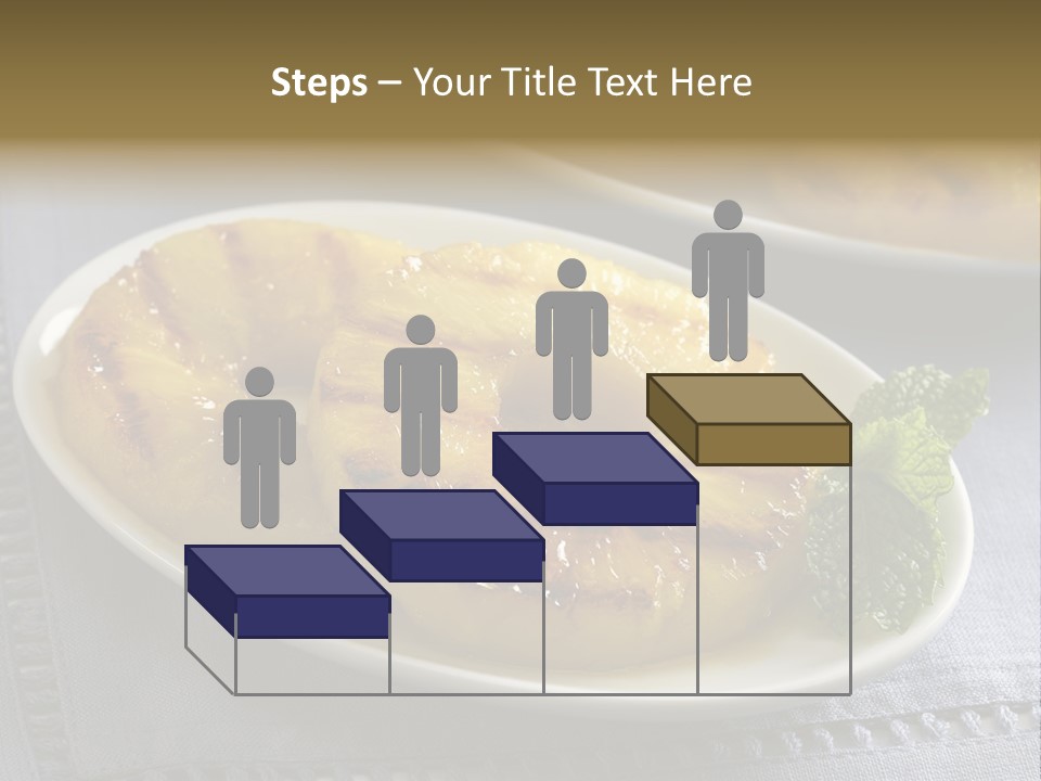 Dessert Food Sample Hawaiian PowerPoint Template