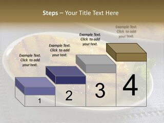 Dessert Food Sample Hawaiian PowerPoint Template