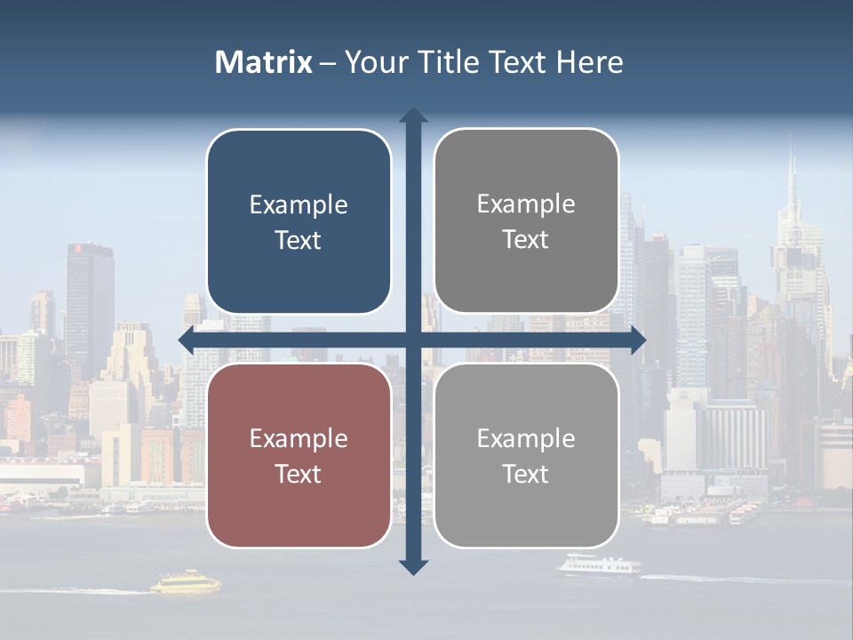 River Office York PowerPoint Template