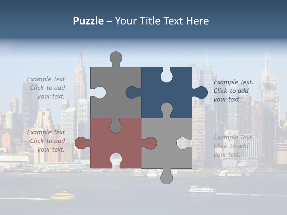 River Office York PowerPoint Template