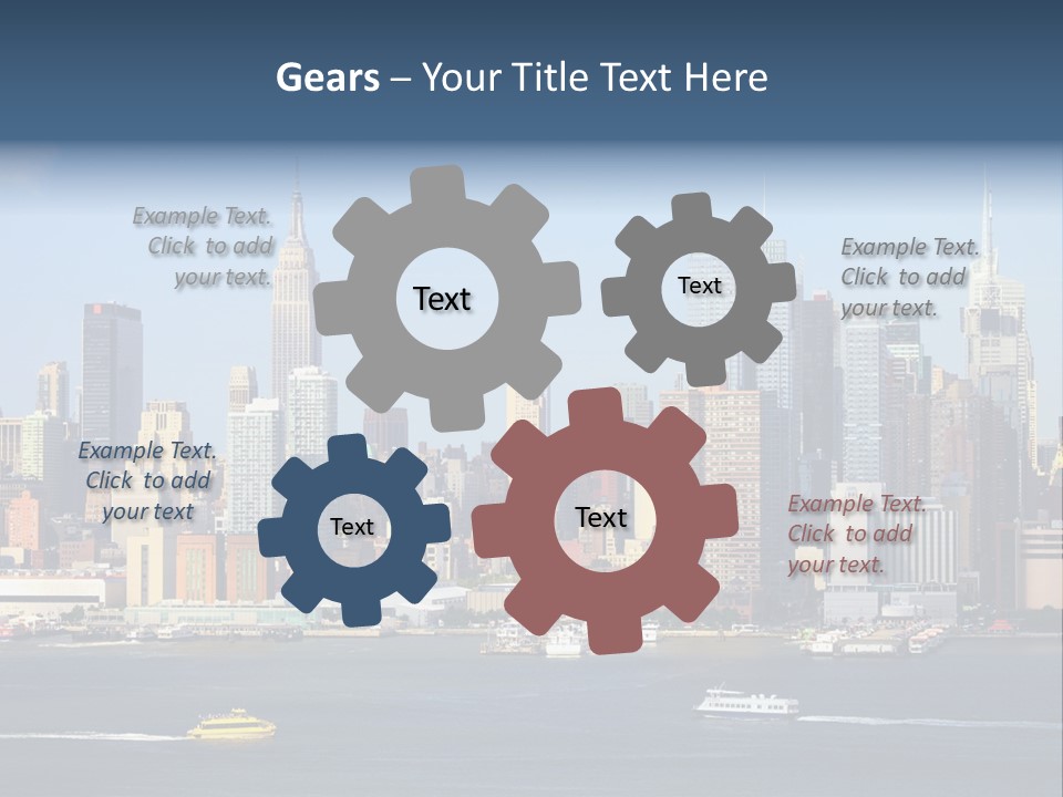 River Office York PowerPoint Template