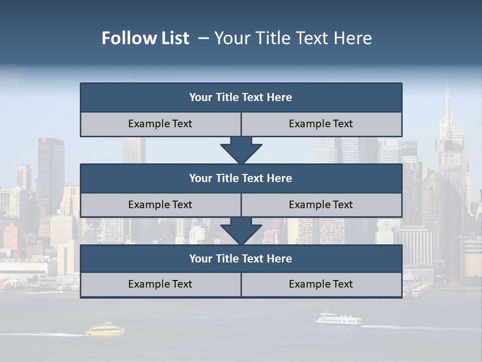 River Office York PowerPoint Template