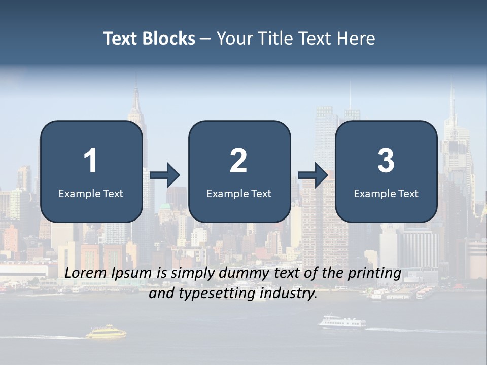 River Office York PowerPoint Template