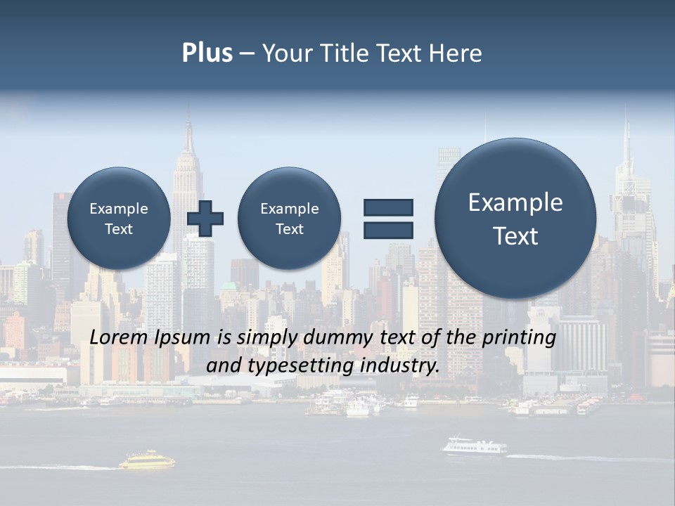 River Office York PowerPoint Template