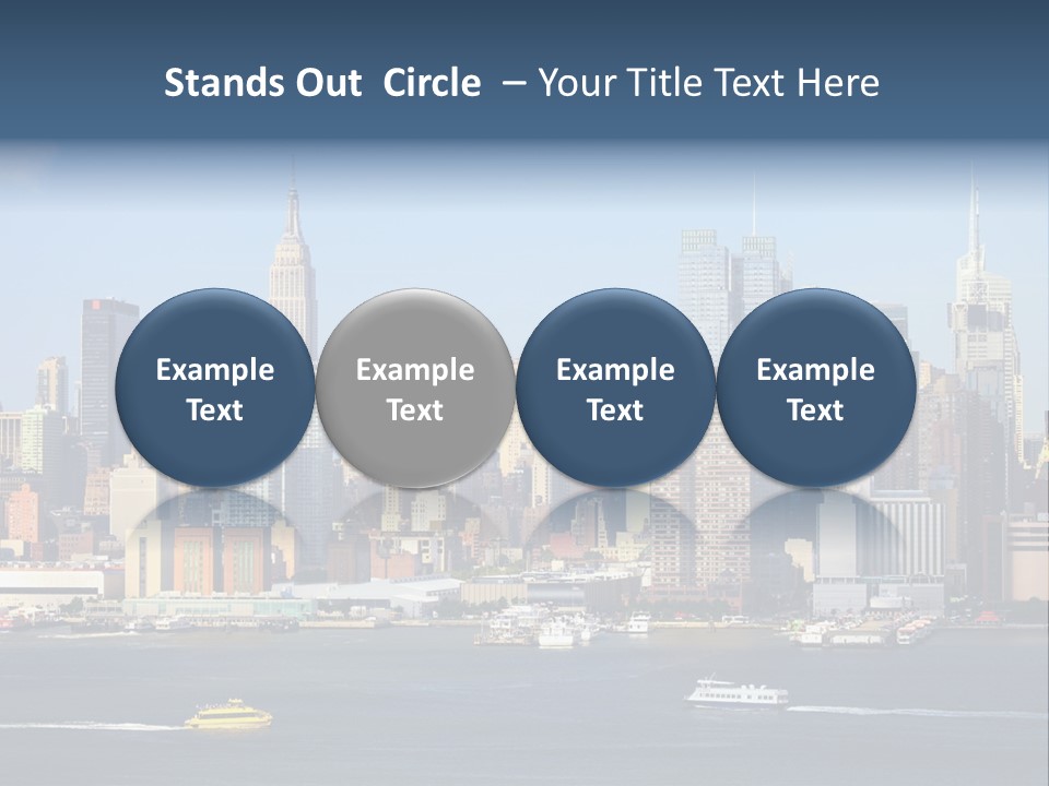 River Office York PowerPoint Template