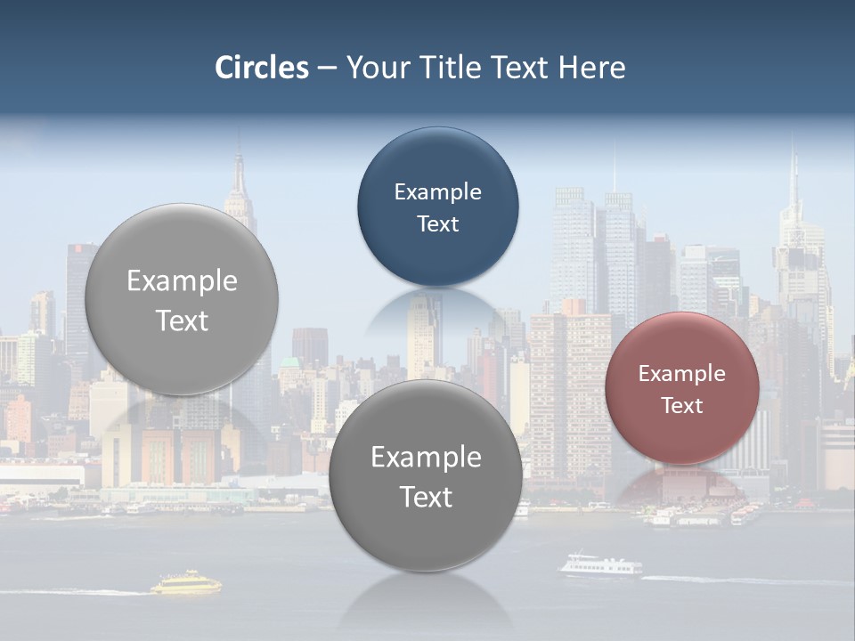 River Office York PowerPoint Template