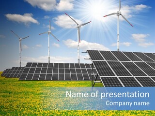 Eco Industrial Cells PowerPoint Template