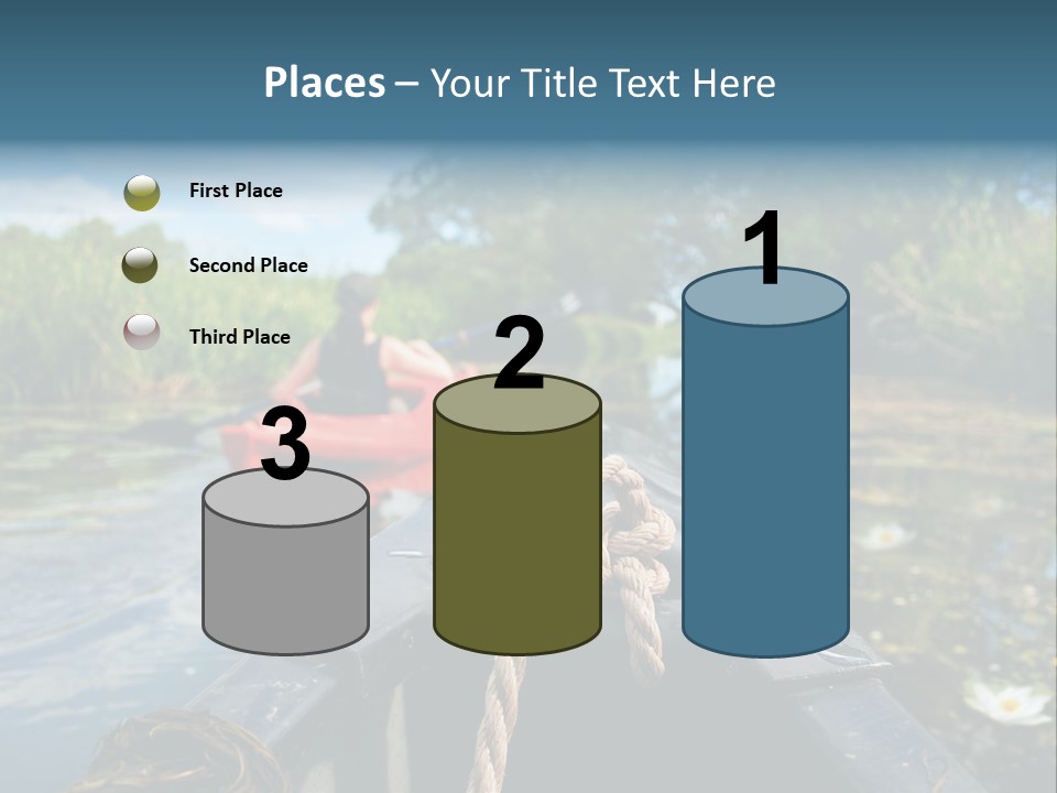 Scenic Caucasian Landscape PowerPoint Template