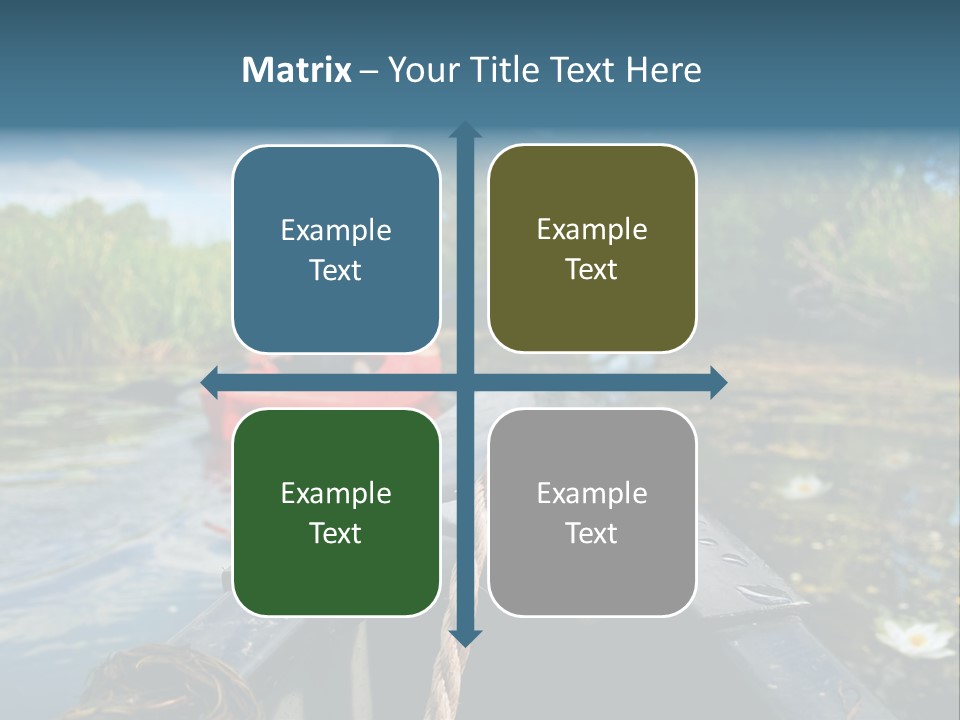 Scenic Caucasian Landscape PowerPoint Template