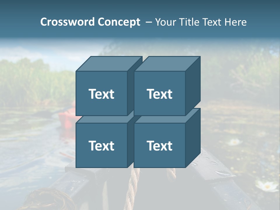 Scenic Caucasian Landscape PowerPoint Template