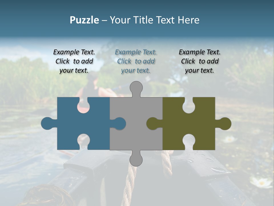 Scenic Caucasian Landscape PowerPoint Template